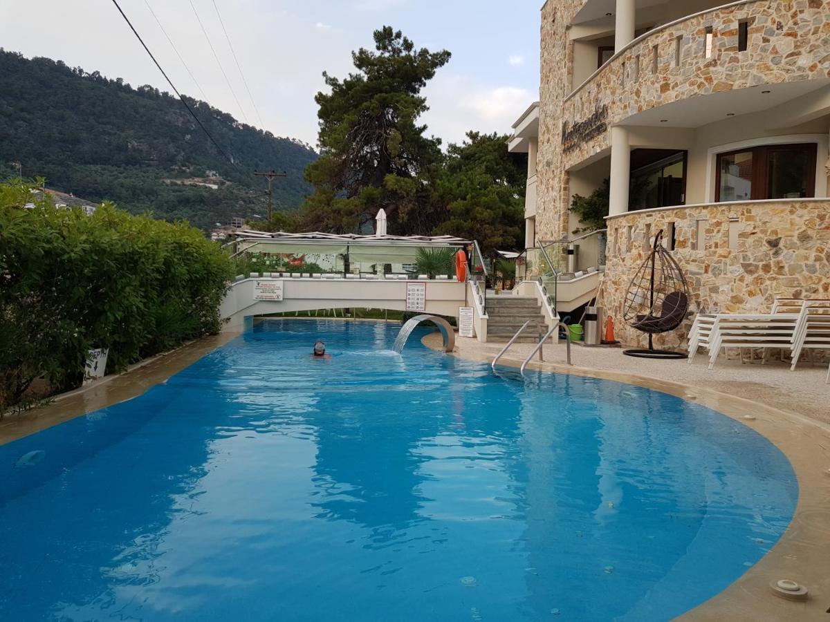 Hatzoudis Luxury Suites Hriszí Amudiá Kültér fotó