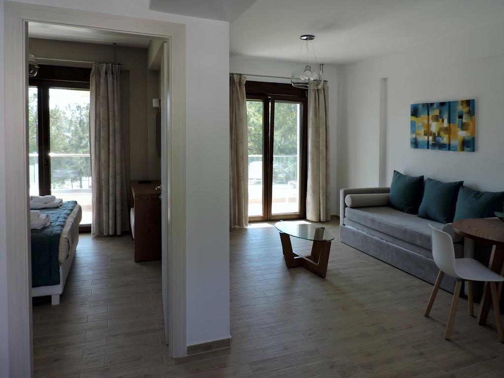Hatzoudis Luxury Suites Hriszí Amudiá Kültér fotó