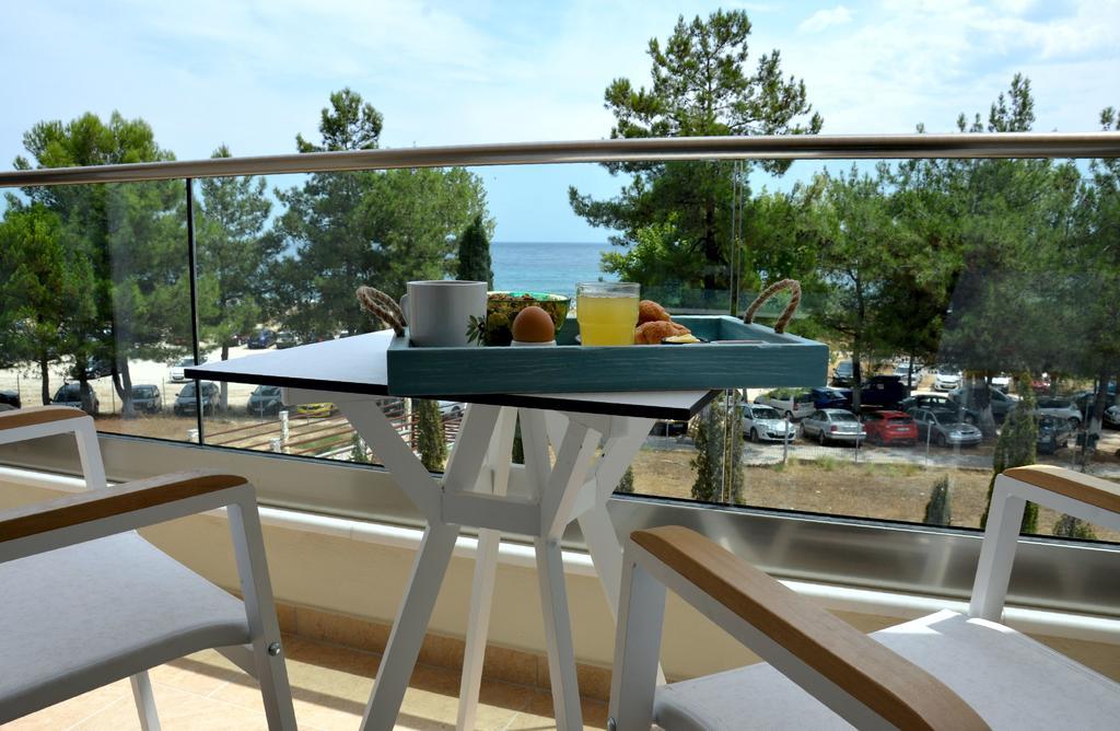 Hatzoudis Luxury Suites Hriszí Amudiá Kültér fotó