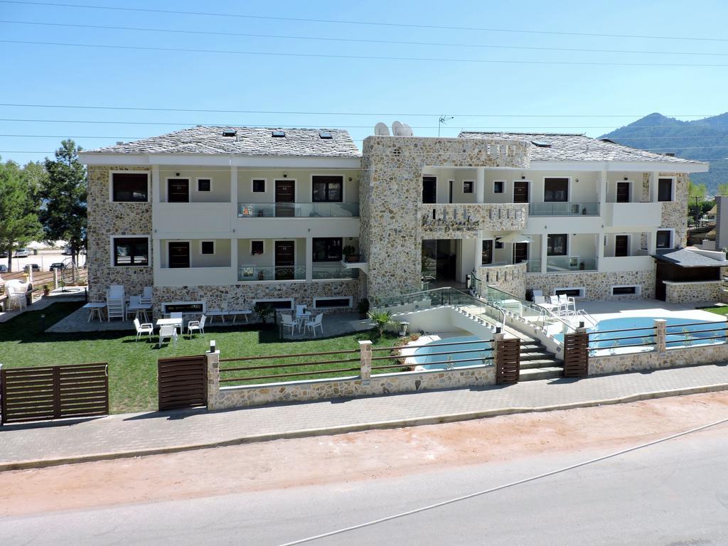 Hatzoudis Luxury Suites Hriszí Amudiá Kültér fotó